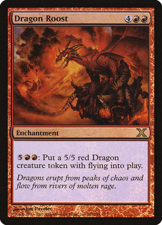 Dragon Roost (Premium Foil) [Tenth Edition] | Eastridge Sports Cards & Games