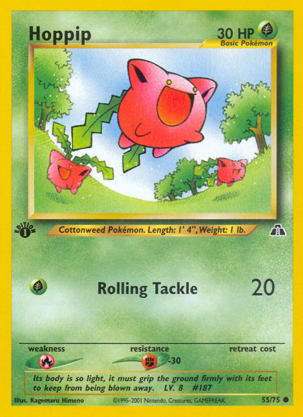 Hoppip (55/75) [Neo Discovery 1st Edition] | Eastridge Sports Cards & Games