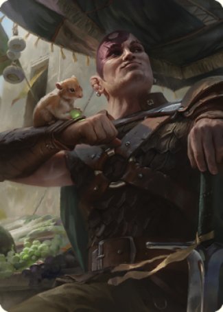 Minsc & Boo, Timeless Heroes Art Card (38) [Commander Legends: Battle for Baldur's Gate Art Series] | Eastridge Sports Cards & Games