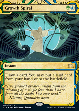 Growth Spiral (Etched Foil) [Strixhaven Mystical Archive] | Eastridge Sports Cards & Games