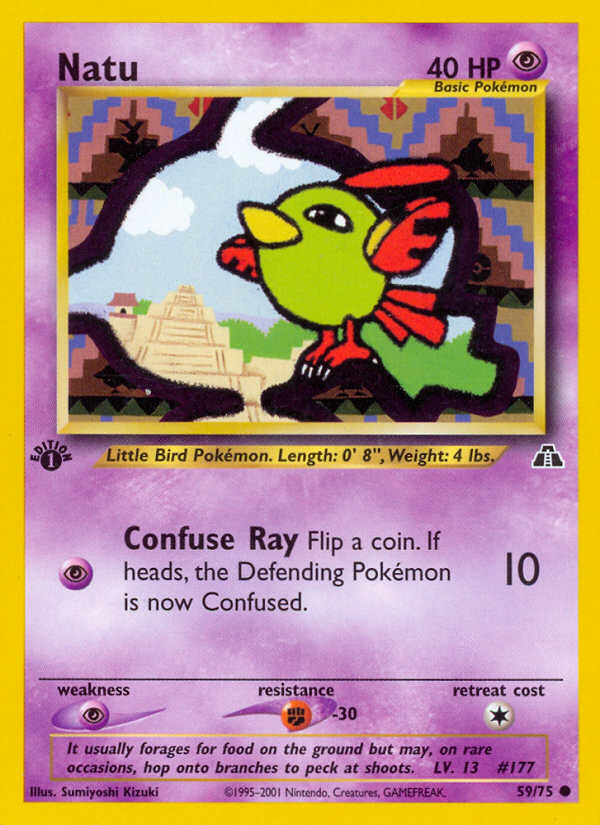 Natu (59/75) [Neo Discovery 1st Edition] | Eastridge Sports Cards & Games