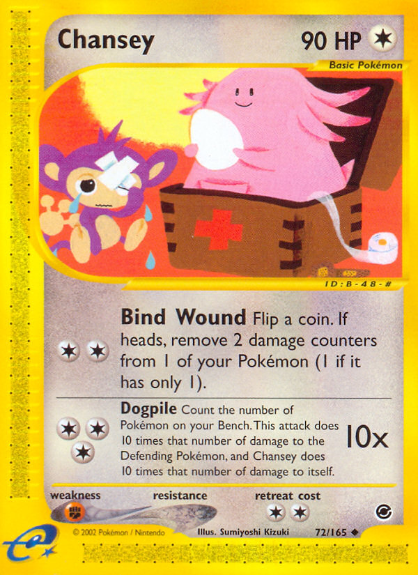 Chansey (72/165) [Expedition: Base Set] | Eastridge Sports Cards & Games