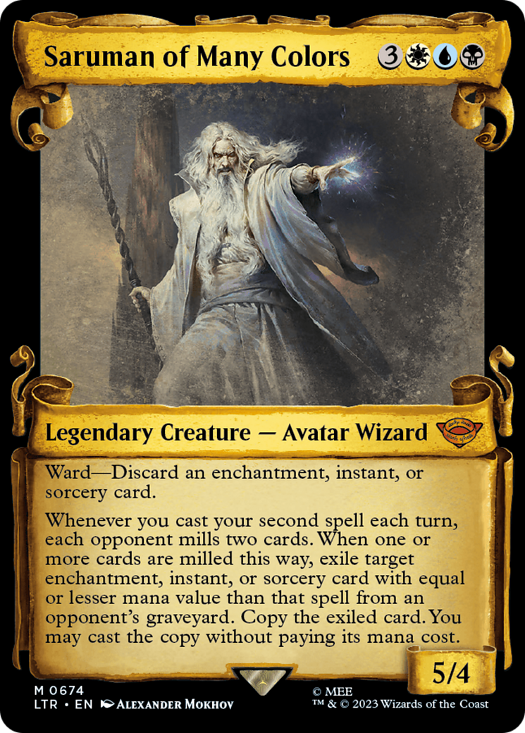 Saruman of Many Colors [The Lord of the Rings: Tales of Middle-Earth Showcase Scrolls] | Eastridge Sports Cards & Games