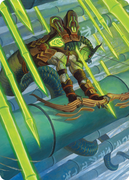 Bamboo Grove Archer Art Card [Kamigawa: Neon Dynasty Art Series] | Eastridge Sports Cards & Games