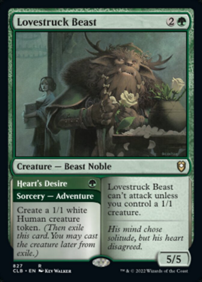 Lovestruck Beast // Heart's Desire [Commander Legends: Battle for Baldur's Gate] | Eastridge Sports Cards & Games