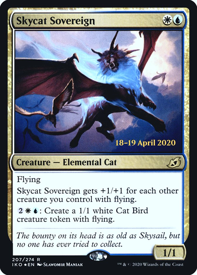 Skycat Sovereign  [Ikoria: Lair of Behemoths Prerelease Promos] | Eastridge Sports Cards & Games