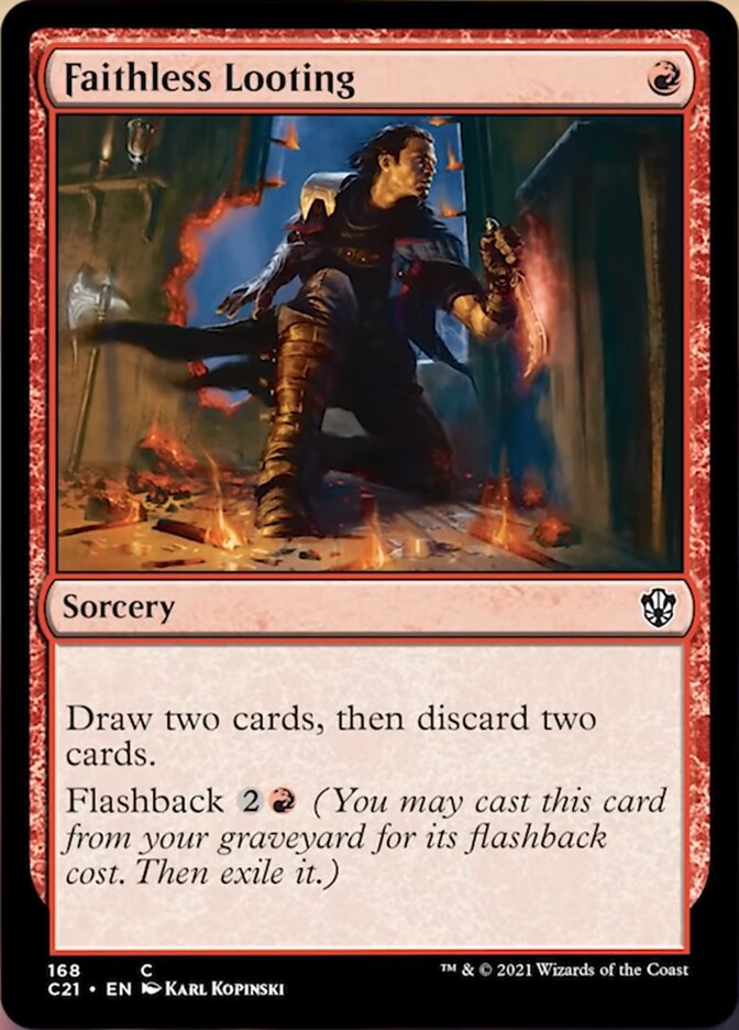 Faithless Looting [Commander 2021] | Eastridge Sports Cards & Games