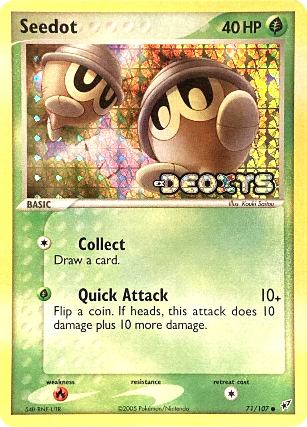Seedot (71/107) (Stamped) [EX: Deoxys] | Eastridge Sports Cards & Games