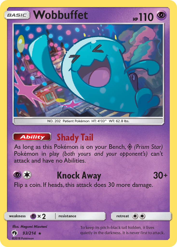 Wobbuffet (93/214) [Sun & Moon: Lost Thunder] | Eastridge Sports Cards & Games