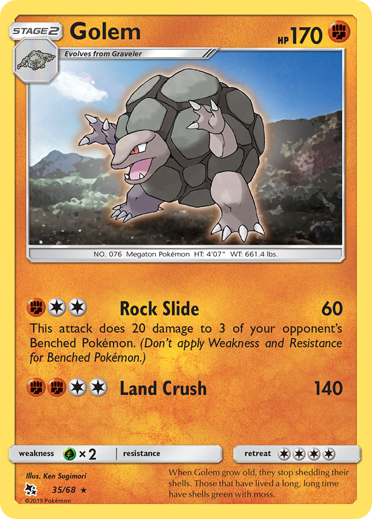 Golem (35/68) [Sun & Moon: Hidden Fates] | Eastridge Sports Cards & Games