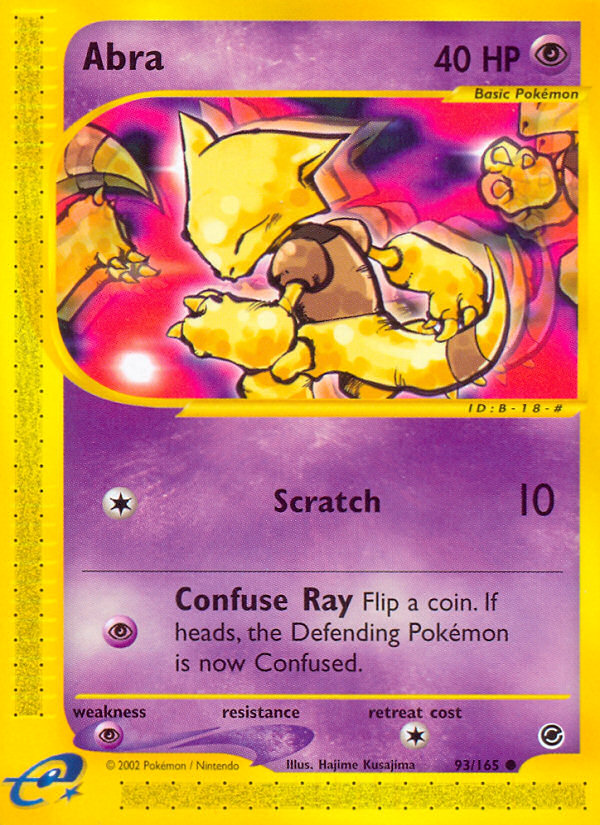 Abra (93/165) [Expedition: Base Set] | Eastridge Sports Cards & Games
