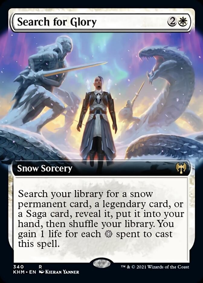 Search for Glory (Extended Art) [Kaldheim] | Eastridge Sports Cards & Games