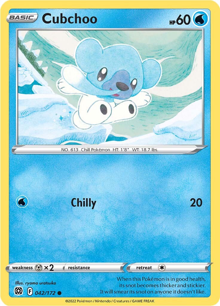 Cubchoo (042/172) [Sword & Shield: Brilliant Stars] | Eastridge Sports Cards & Games