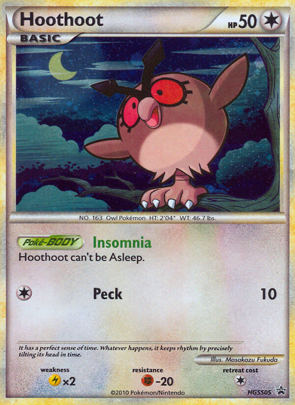 Hoothoot (HGSS05) [HeartGold & SoulSilver: Black Star Promos] | Eastridge Sports Cards & Games