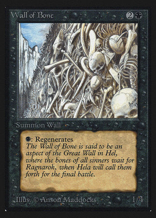 Wall of Bone (IE) [Intl. Collectors’ Edition] | Eastridge Sports Cards & Games