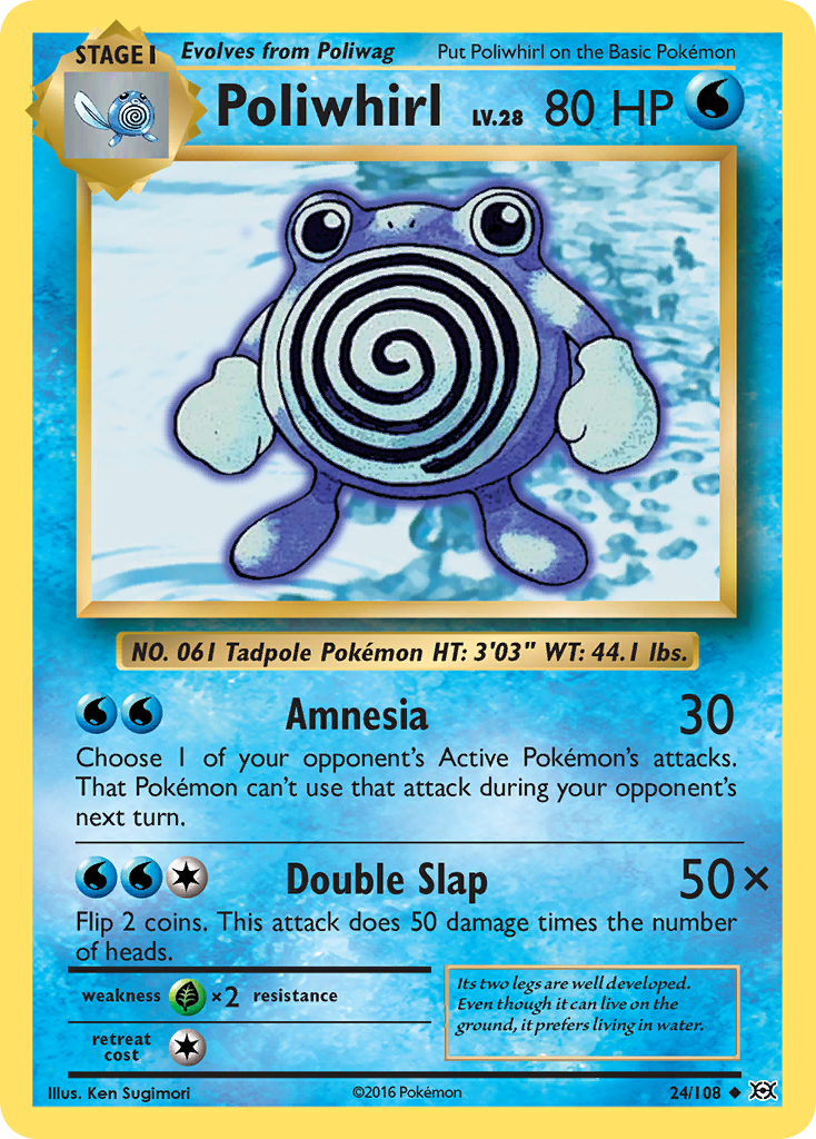 Poliwhirl (24/108) [XY: Evolutions] | Eastridge Sports Cards & Games