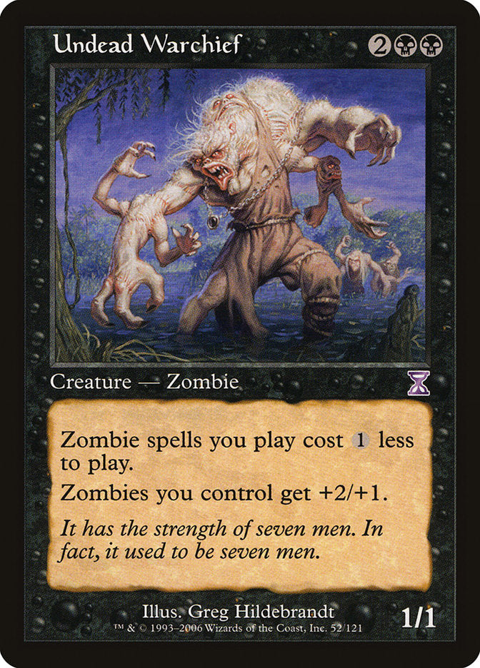 Undead Warchief [Time Spiral Timeshifted] | Eastridge Sports Cards & Games
