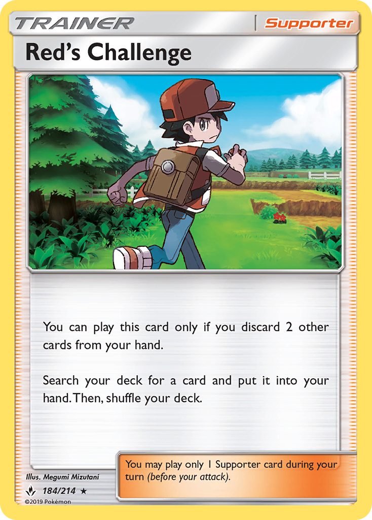 Red's Challenge (184/214) [Sun & Moon: Unbroken Bonds] | Eastridge Sports Cards & Games