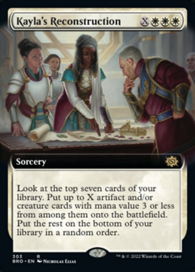 Kayla's Reconstruction (Extended Art) [The Brothers' War] | Eastridge Sports Cards & Games