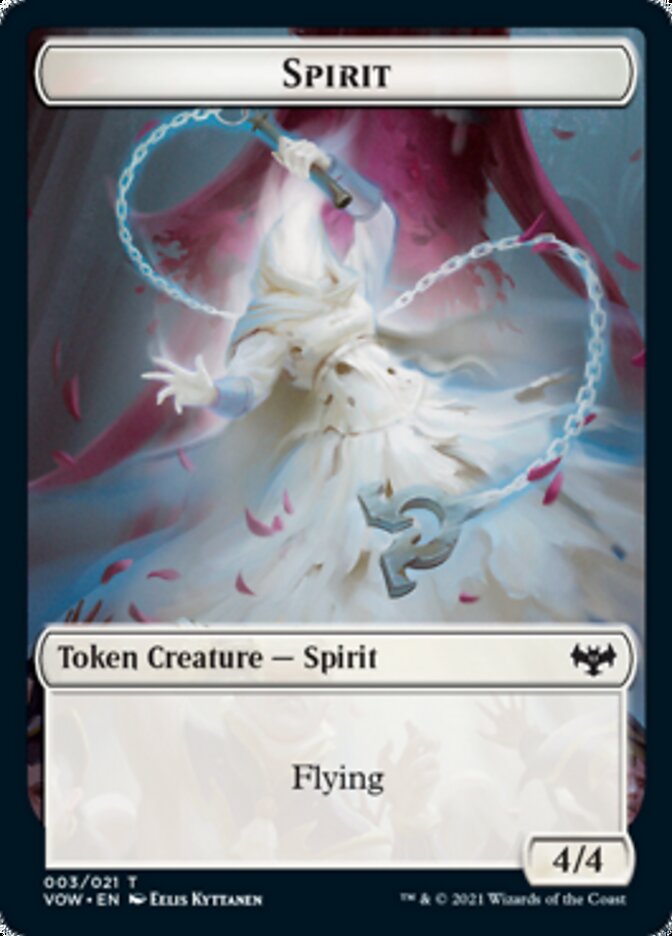 Spirit Token (003) [Innistrad: Crimson Vow Tokens] | Eastridge Sports Cards & Games