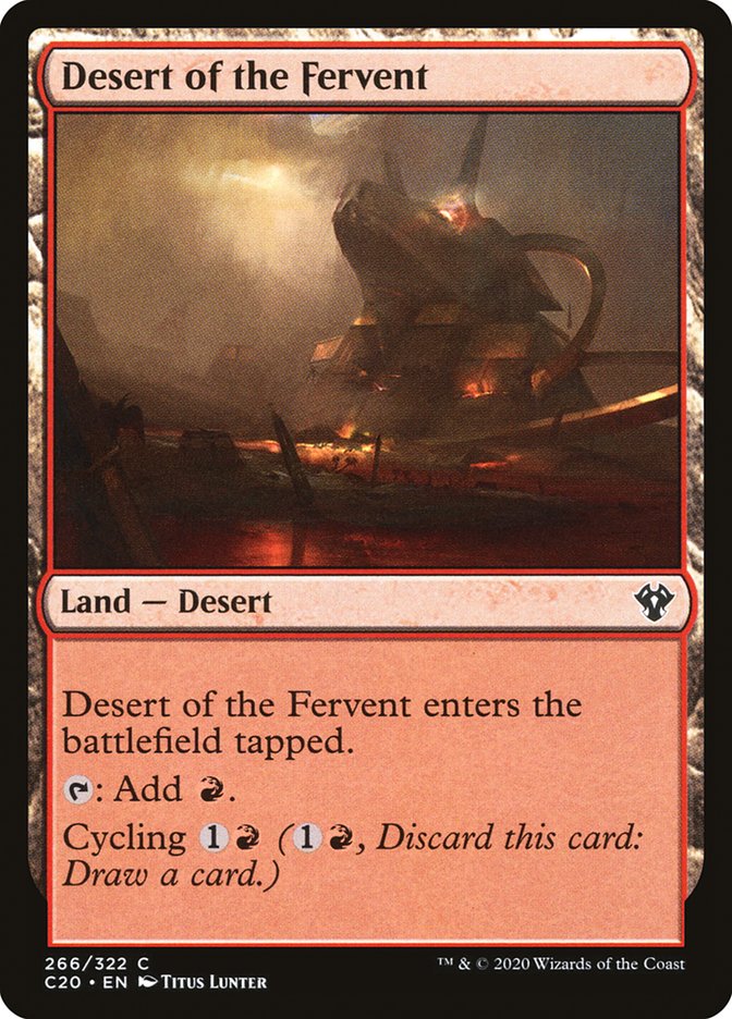 Desert of the Fervent [Commander 2020] | Eastridge Sports Cards & Games