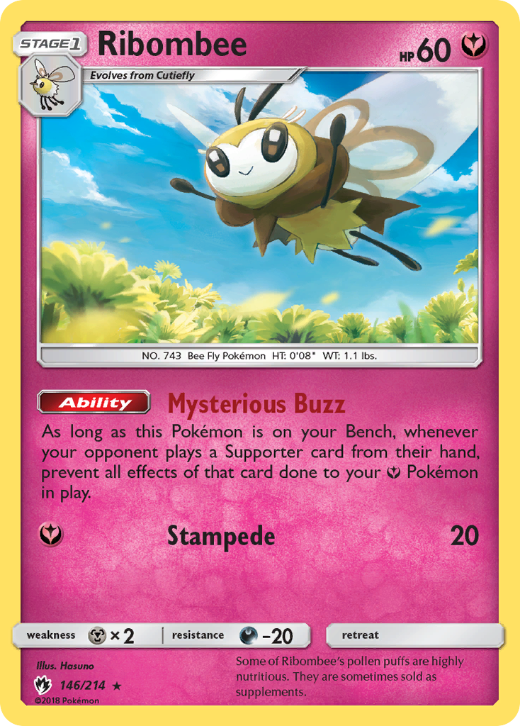 Ribombee (146/214) [Sun & Moon: Lost Thunder] | Eastridge Sports Cards & Games