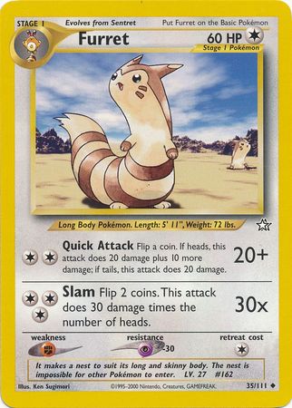 Furret (35/111) [Neo Genesis Unlimited] | Eastridge Sports Cards & Games