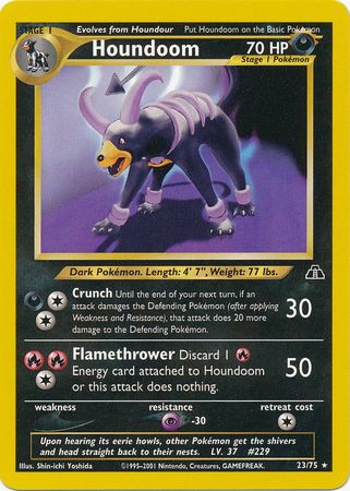 Houndoom (23/75) [Neo Discovery Unlimited] | Eastridge Sports Cards & Games