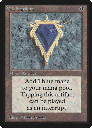 Mox Sapphire [Limited Edition Beta] | Eastridge Sports Cards & Games