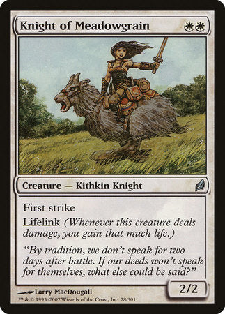 Knight of Meadowgrain [Lorwyn] | Eastridge Sports Cards & Games