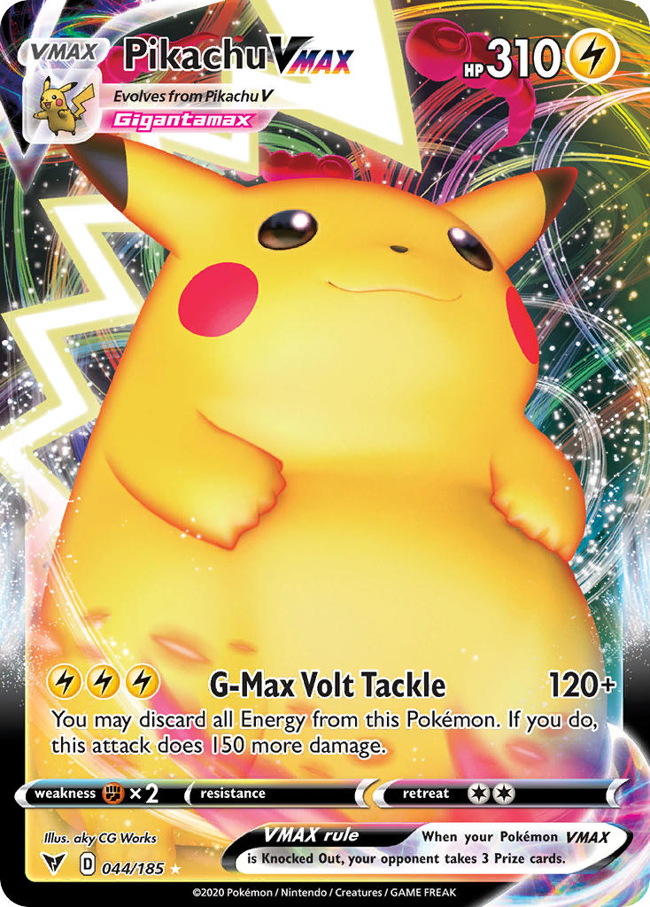 Pikachu VMAX (044/185) [Sword & Shield: Vivid Voltage] | Eastridge Sports Cards & Games