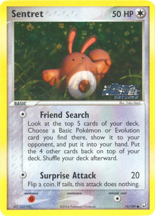 Sentret (75/109) (Stamped) [EX: Team Rocket Returns] | Eastridge Sports Cards & Games