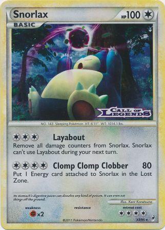 Snorlax (33/95) (Prerelease Promo) [Nintendo: Black Star Promos] | Eastridge Sports Cards & Games