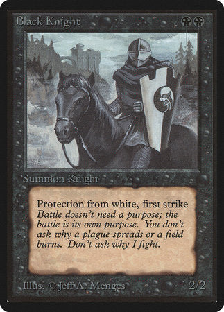 Black Knight [Limited Edition Beta] | Eastridge Sports Cards & Games