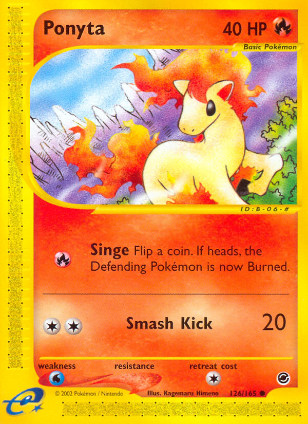 Ponyta (126/165) [Expedition: Base Set] | Eastridge Sports Cards & Games