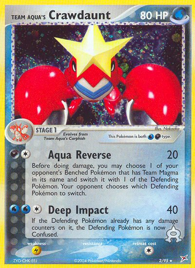 Team Aqua's Crawdaunt (2/95) [EX: Team Magma vs Team Aqua] | Eastridge Sports Cards & Games