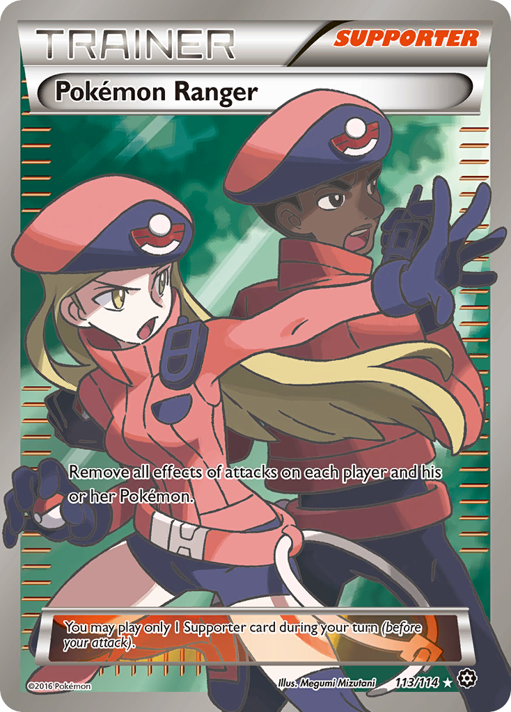 Pokemon Ranger (113/114) [XY: Steam Siege] | Eastridge Sports Cards & Games