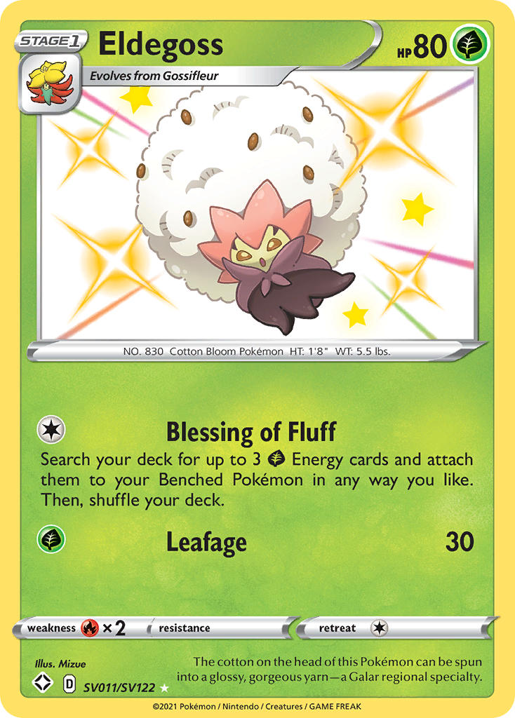 Eldegoss (SV011/SV122) [Sword & Shield: Shining Fates] | Eastridge Sports Cards & Games