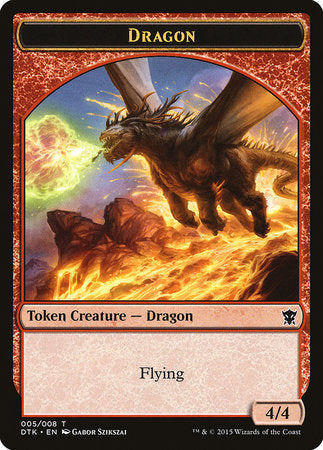 Dragon Token [Dragons of Tarkir Tokens] | Eastridge Sports Cards & Games