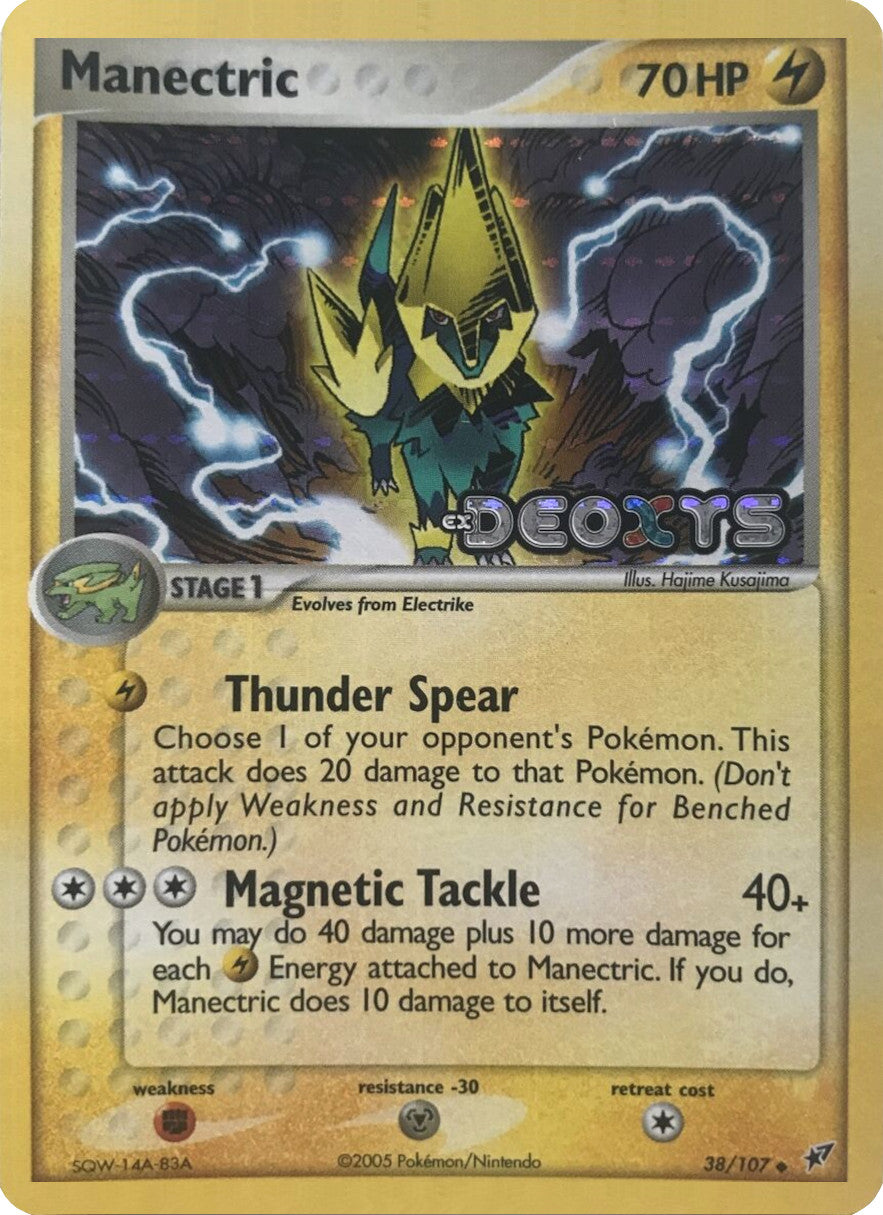 Manectric (38/107) (Stamped) [EX: Deoxys] | Eastridge Sports Cards & Games