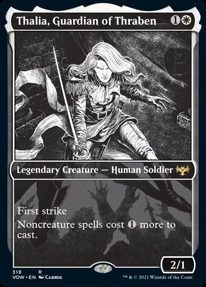 Thalia, Guardian of Thraben (Showcase Eternal Night) [Innistrad: Crimson Vow] | Eastridge Sports Cards & Games
