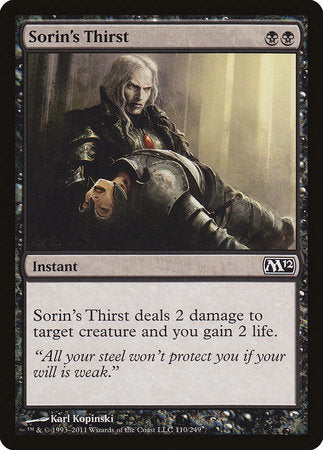 Sorin's Thirst [Magic 2012] | Eastridge Sports Cards & Games