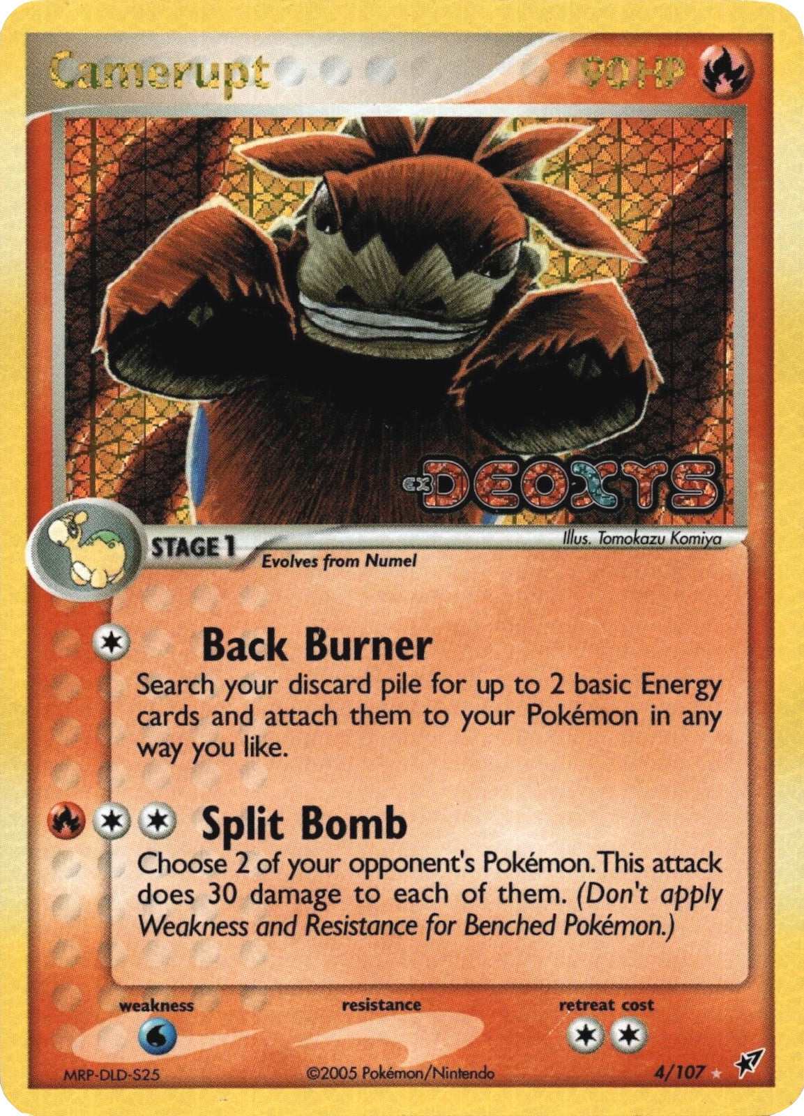 Camerupt (4/107) (Stamped) [EX: Deoxys] | Eastridge Sports Cards & Games