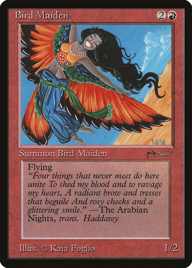 Bird Maiden (Light Mana Cost) [Arabian Nights] | Eastridge Sports Cards & Games