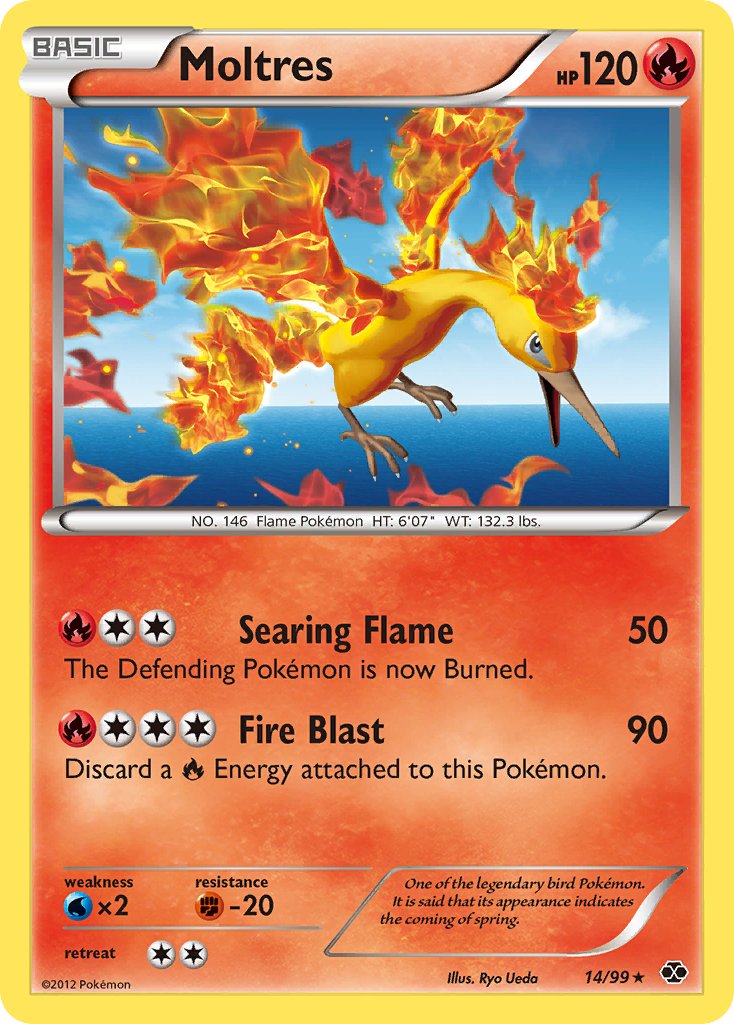 Moltres (14/99) (Blister Exclusive) [Black & White: Next Destinies] | Eastridge Sports Cards & Games