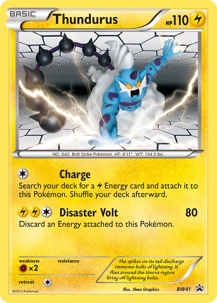 Thundurus (BW41) [Black & White: Black Star Promos] | Eastridge Sports Cards & Games