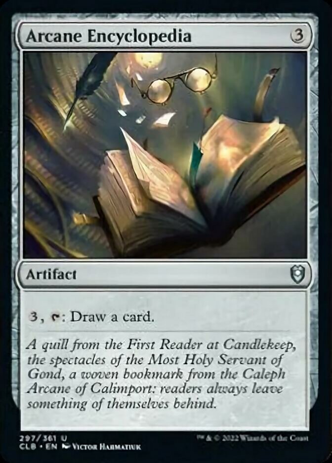 Arcane Encyclopedia [Commander Legends: Battle for Baldur's Gate] | Eastridge Sports Cards & Games