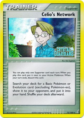 Celio's Network (73/100) (Stamped) [EX: Crystal Guardians] | Eastridge Sports Cards & Games