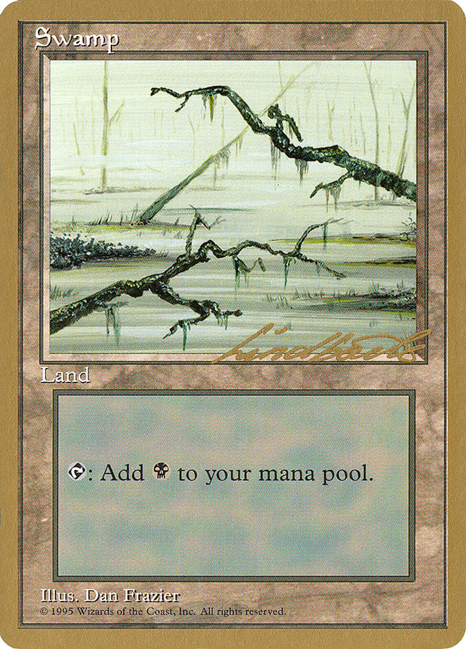 Swamp (ll371) (Leon Lindback) [Pro Tour Collector Set] | Eastridge Sports Cards & Games