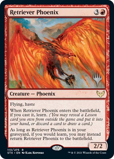 Retriever Phoenix (Promo Pack) [Strixhaven: School of Mages Promos] | Eastridge Sports Cards & Games